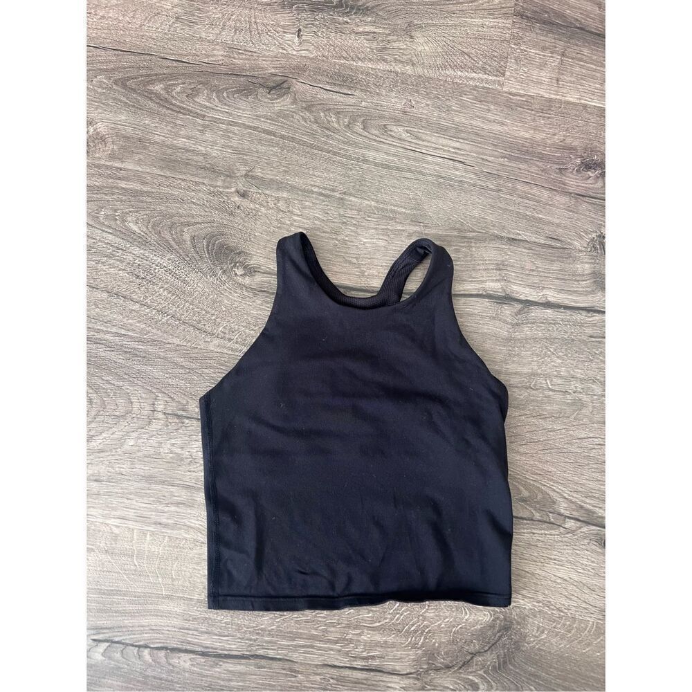 Athleta Girl Black Racerback Tank size L(12)
